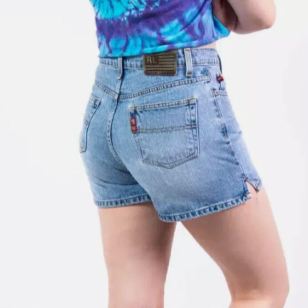 Vintage Polo Ralph Lauren 2 1/2" Weekender Denim Shorts Size 12